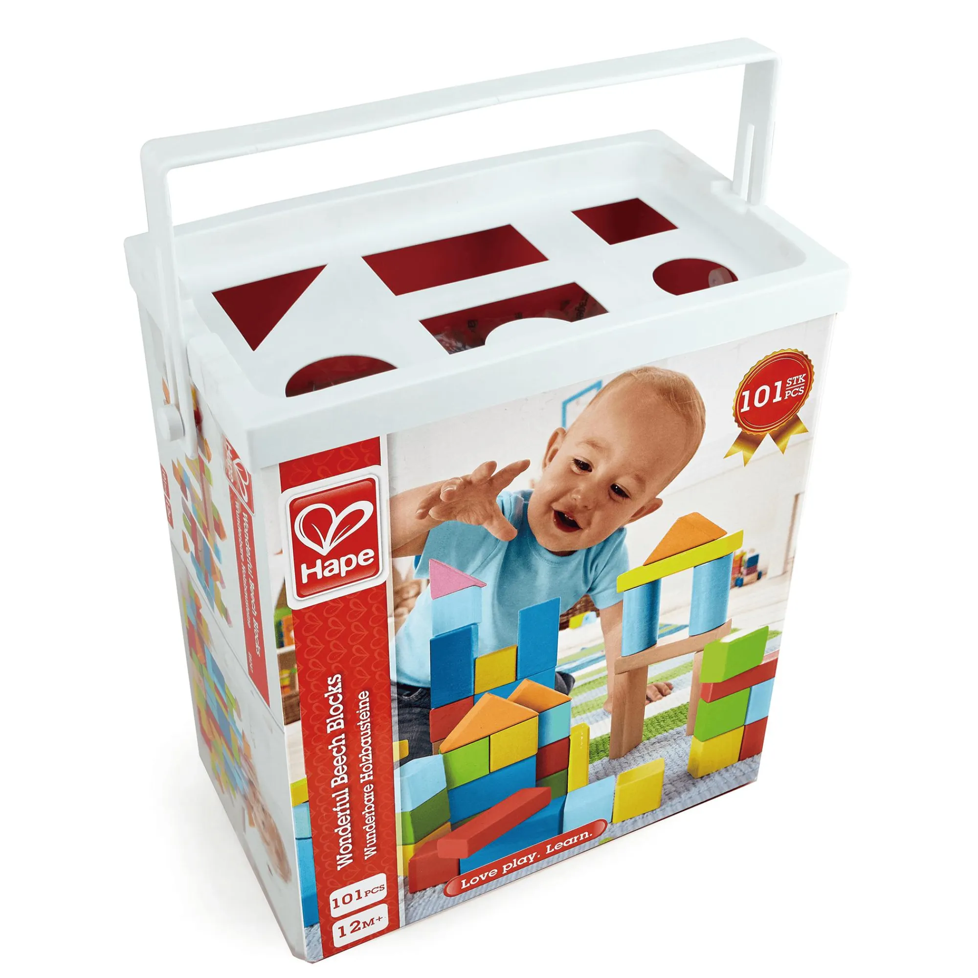 Best 100 Bausteine aus Holz Kinder Lernspielzeug|Konstruktionsspielzeug