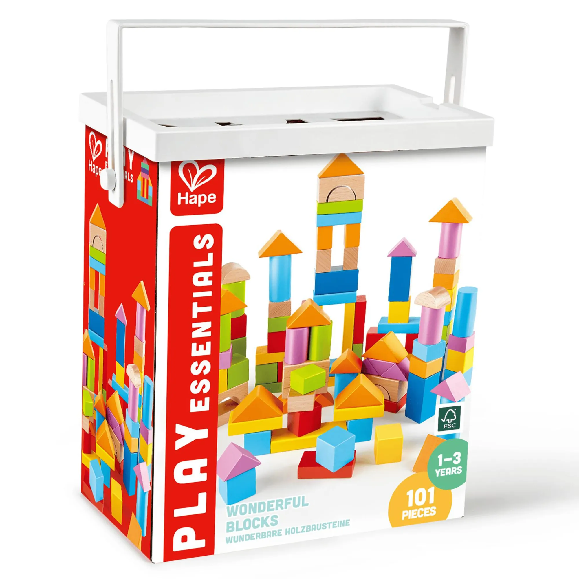 Best 100 Bausteine aus Holz Kinder Lernspielzeug|Konstruktionsspielzeug
