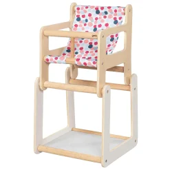 2 in 1 Puppenhochstuhl mit Tisch Kinder Puppen & Puppenwagen|Spielzeug Ab 3 Jahren
