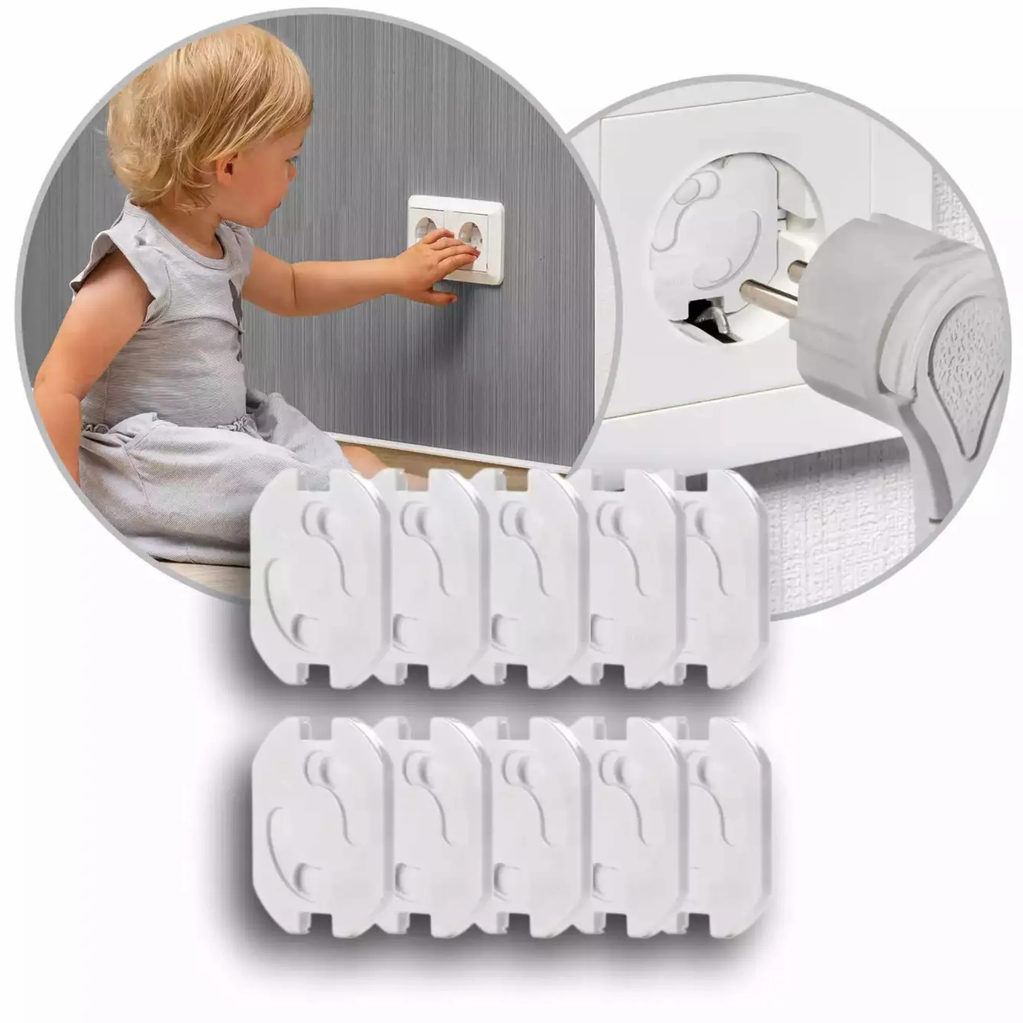 Best 10 Stück Steckdosenschutz Kinder Kindersicherung