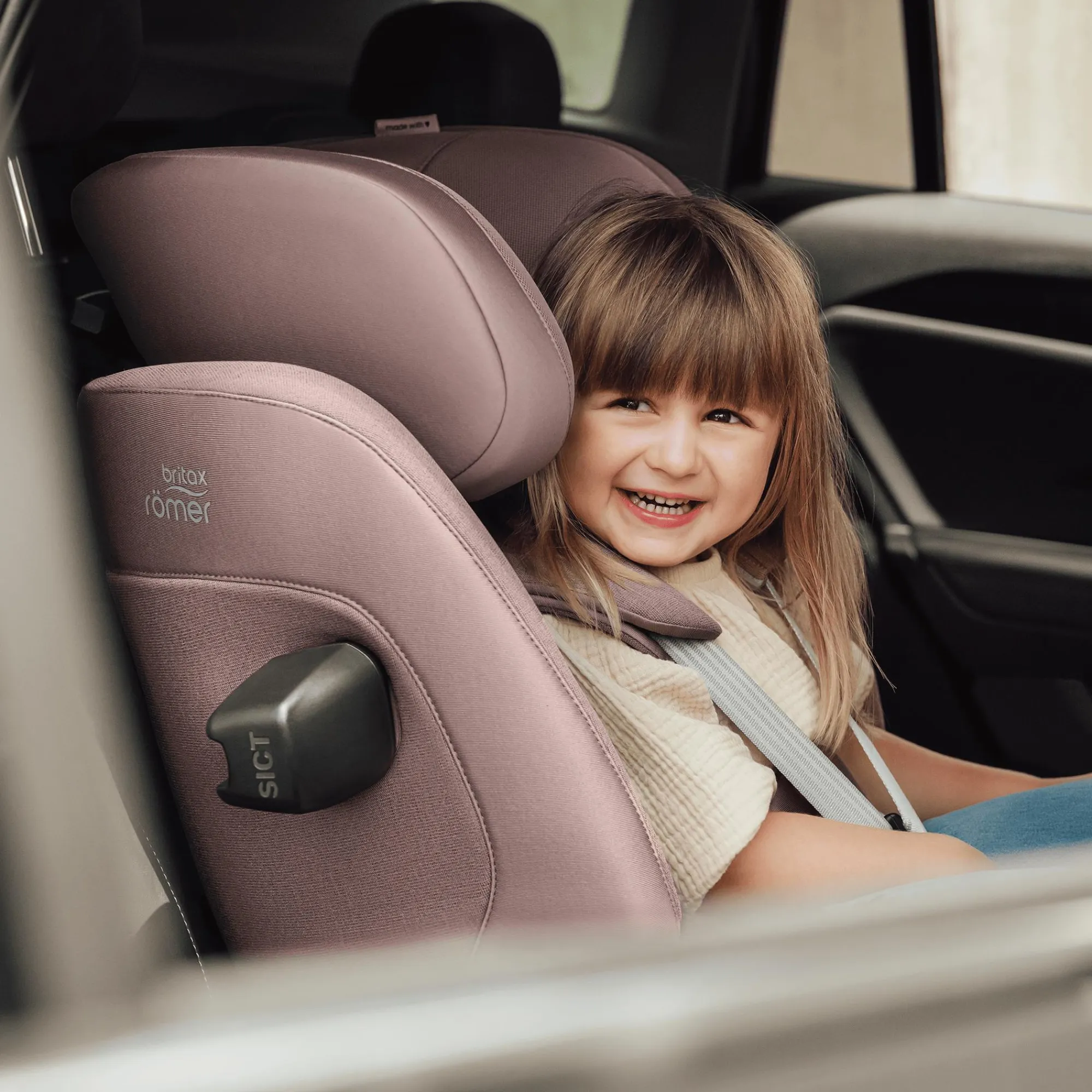 Clearance ADVANSAFIX PRO Style Dusty Rose Diamond Kinder Kindersitze 9-36 Kg, Gruppe 1/2/3