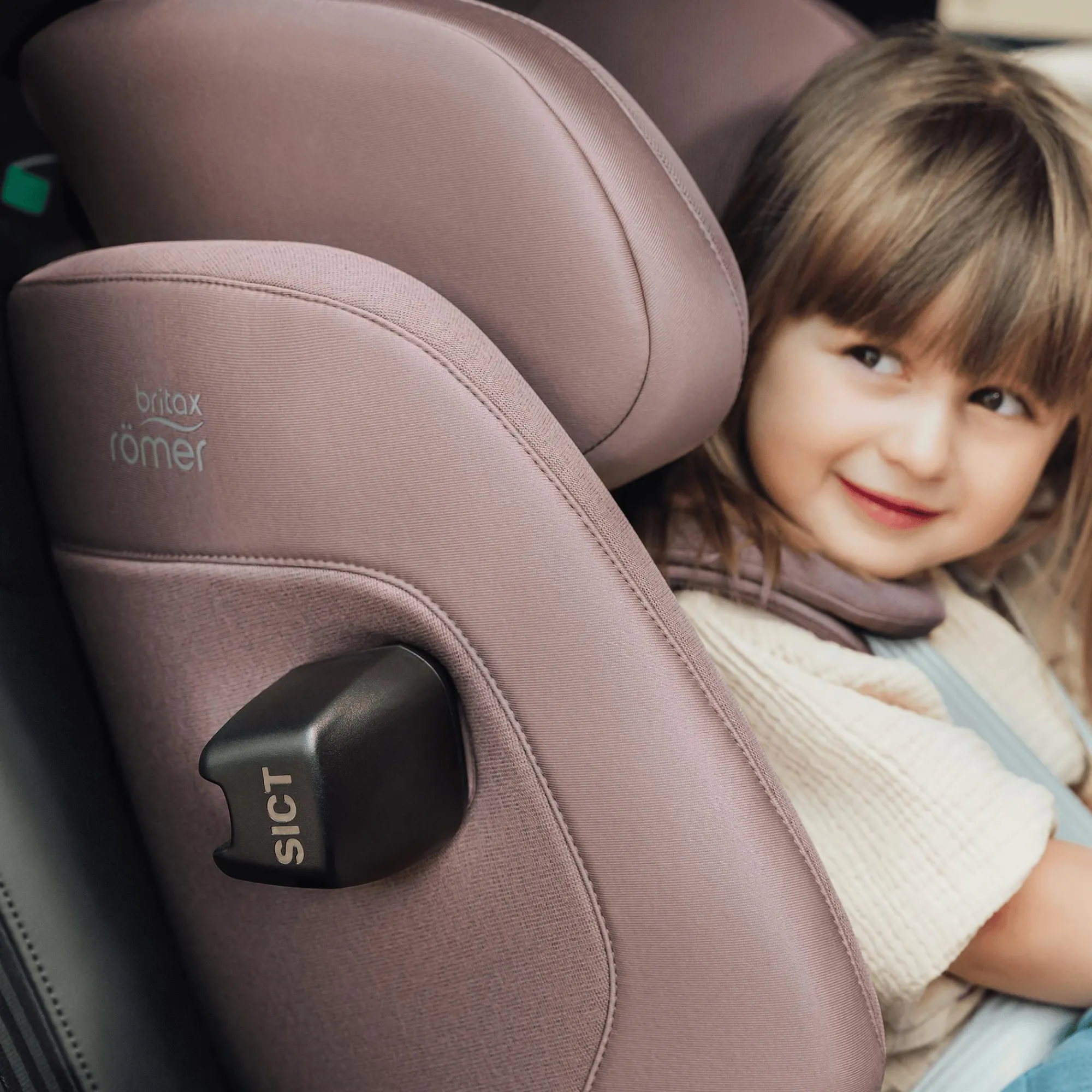 Clearance ADVANSAFIX PRO Style Dusty Rose Diamond Kinder Kindersitze 9-36 Kg, Gruppe 1/2/3