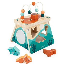 Aktivitäten-Würfel Dino Kinder Lernspielzeug|Holzspielzeug