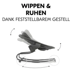 Best Alpha Bouncer Premium Dark Grey Hochstuhl Zubehör|Wippen