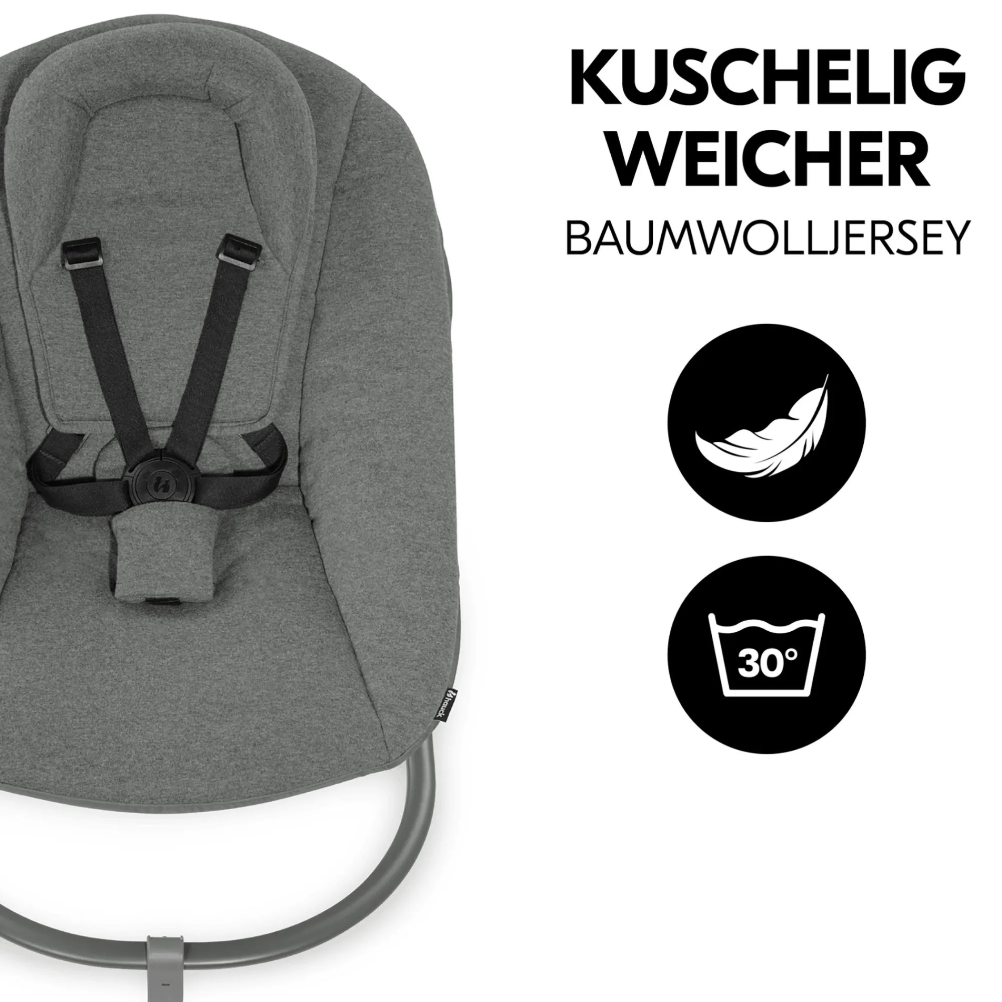 Best Alpha Bouncer Premium Dark Grey Hochstuhl Zubehör|Wippen