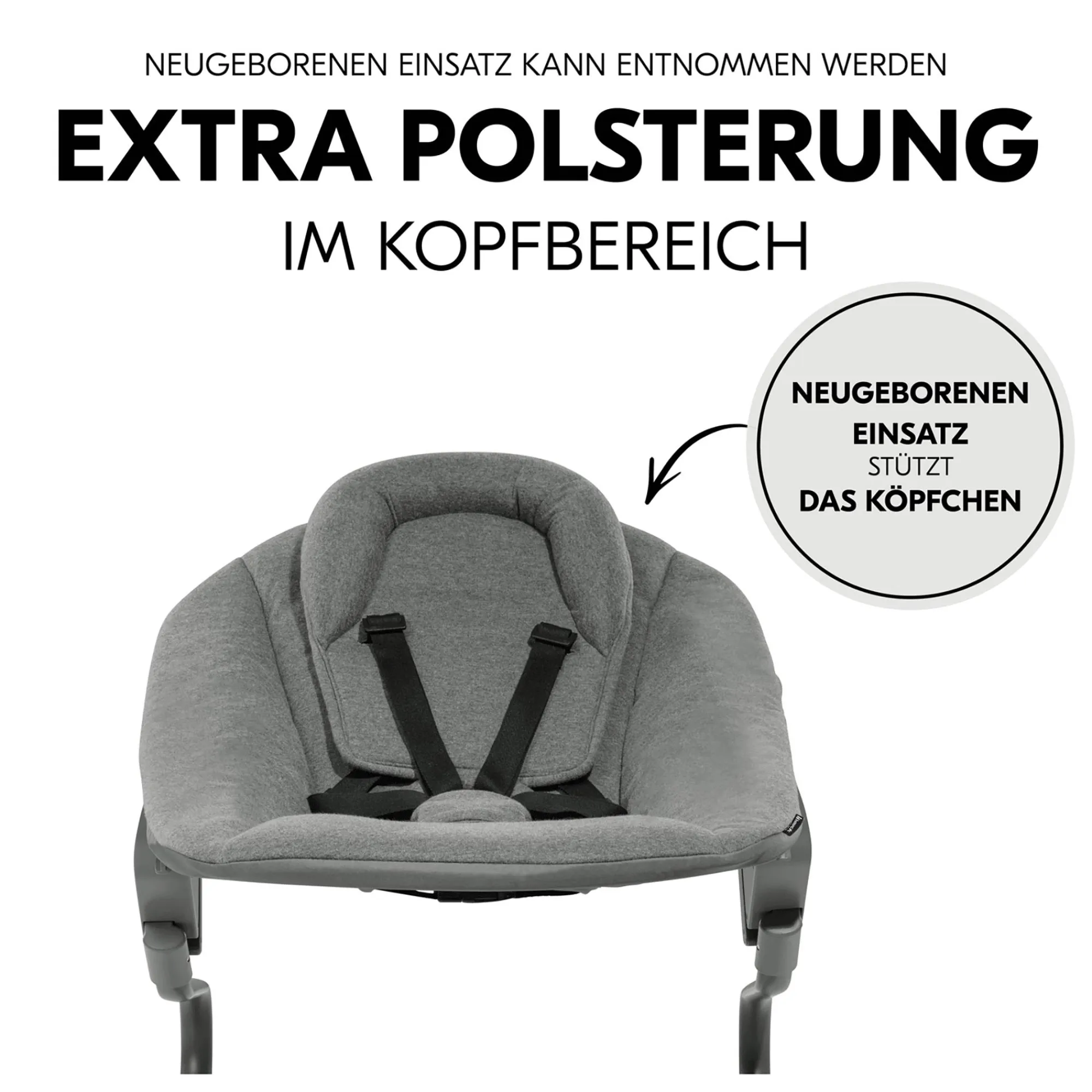Best Alpha Bouncer Premium Dark Grey Hochstuhl Zubehör|Wippen
