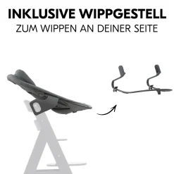 Best Alpha Bouncer Premium Dark Grey Hochstuhl Zubehör|Wippen