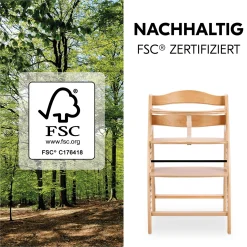 Arketa Beech Treppenhochstühle