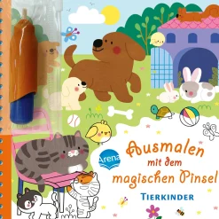 Best Ausmalen mit dem magischen Pinsel - Tierkinder Kinder Kinderbücher|Spielzeug Ab 3 Jahren