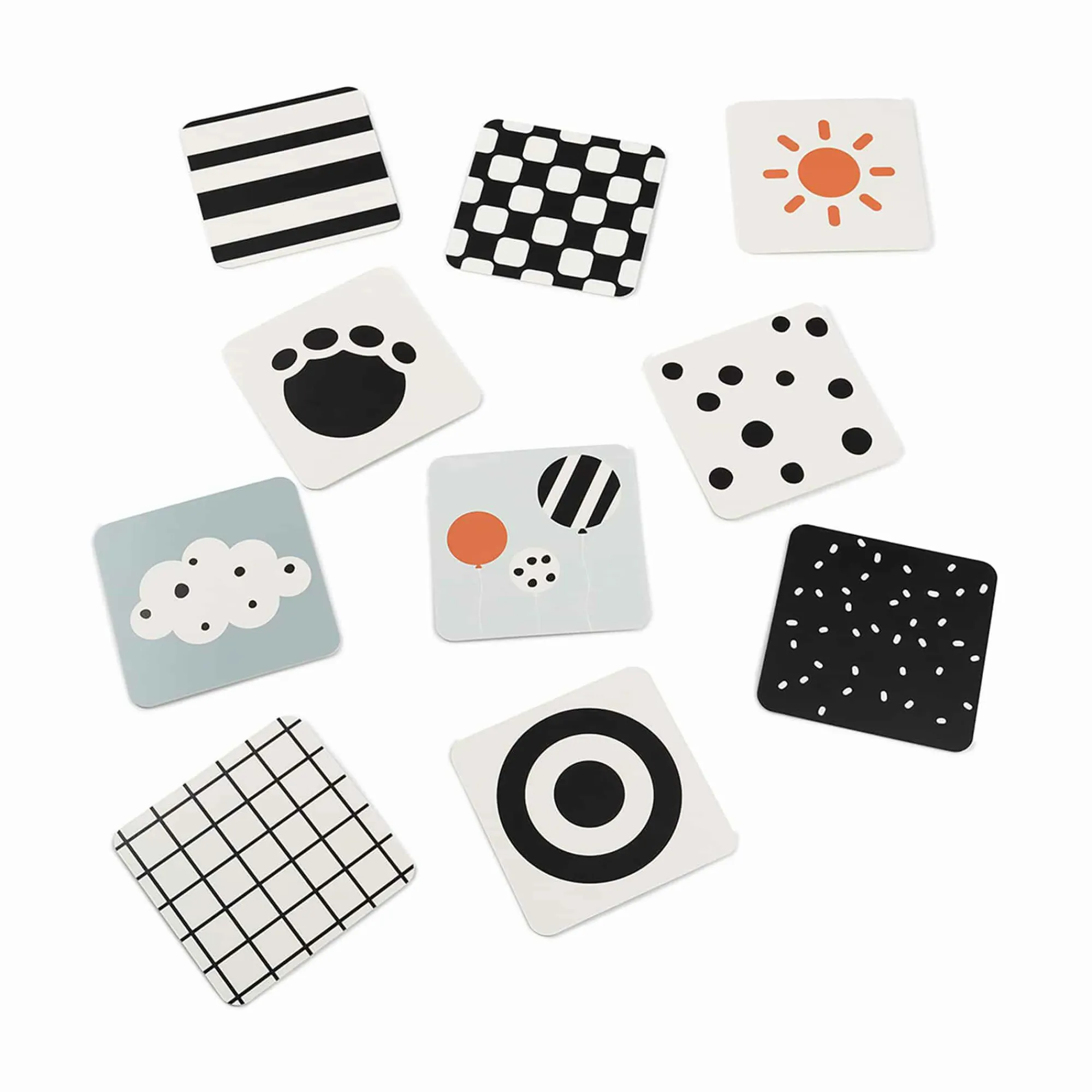 Sale Baby Kontrastkarten 10er Pack Kinder Lernspielzeug