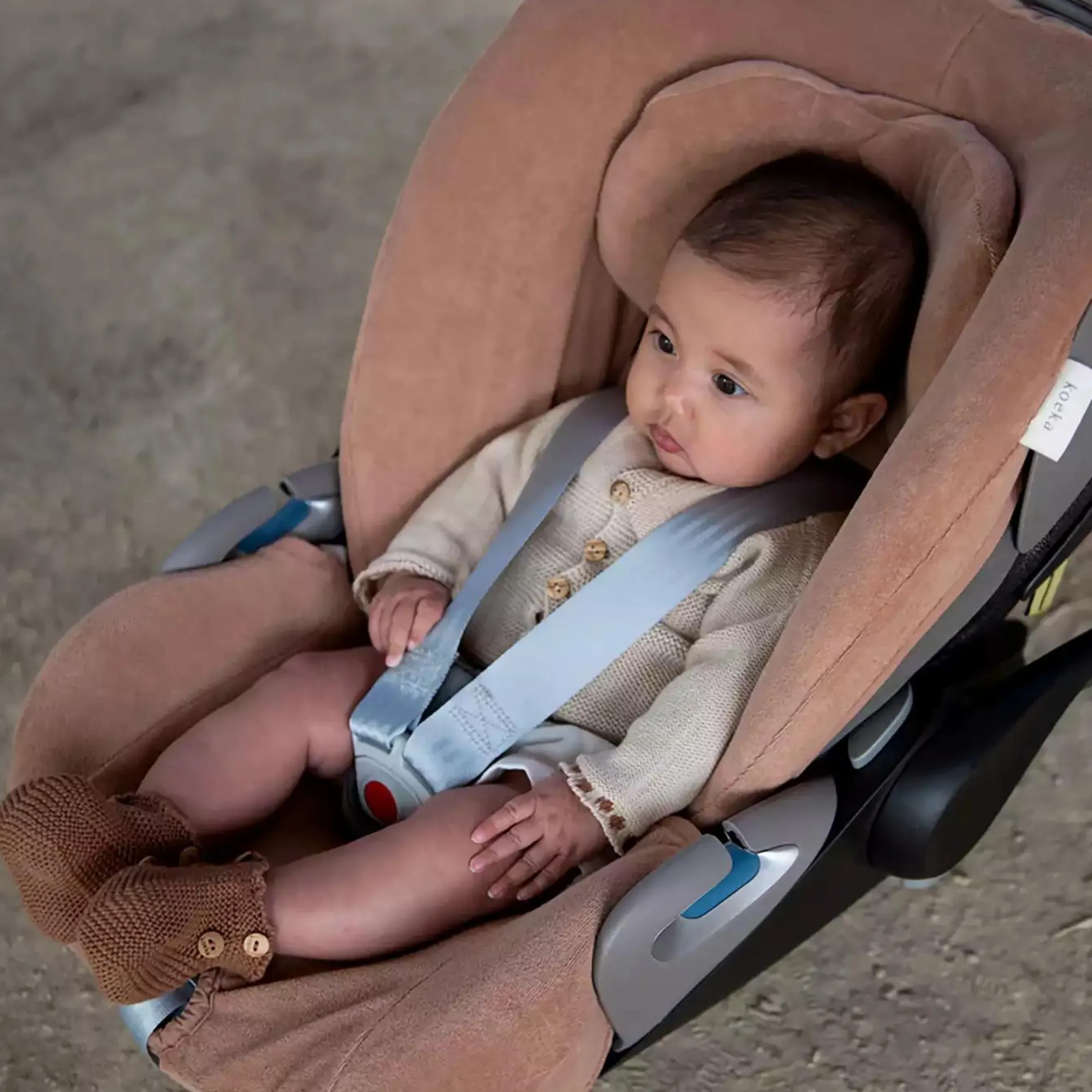 Best Babyschalenbezug Royan Soft Earth Kinder Kindersitz Zubehör