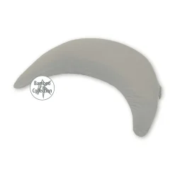 Bambus-Bezug für Plüschmond Lehmgrau Stillkissen|Stillkissen