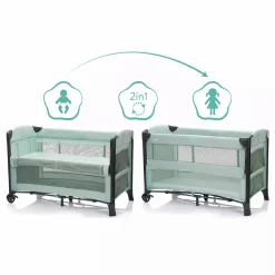 Beistellbett Zürich Mint Babybetten|Reisebetten & Zubehör