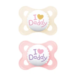 Beruhigungssauger Original Silikon Daddy 0 - 6 Monate Schnuller