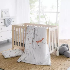 Discount Bettwäsche Woodlife 100x135 cm Babybettwäsche