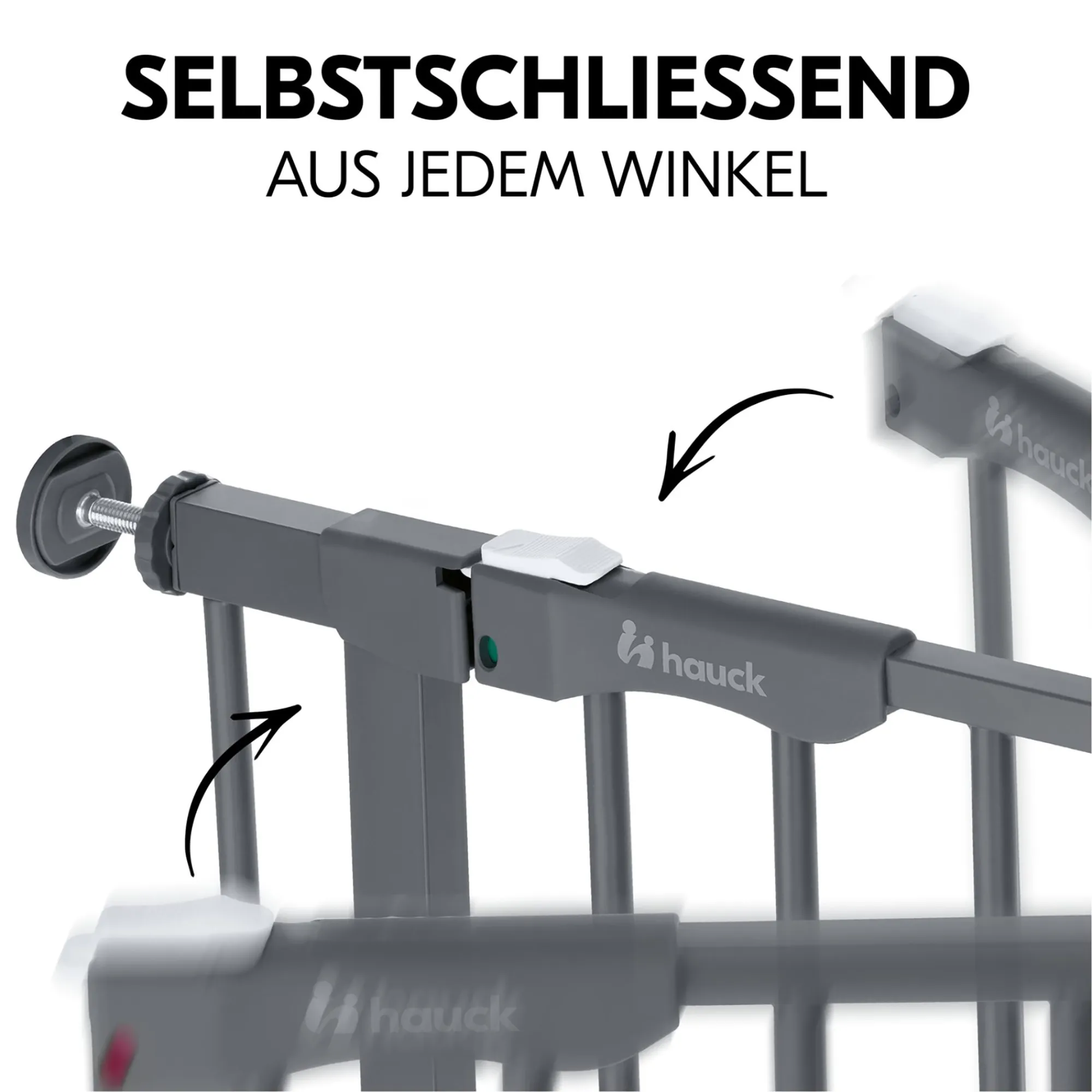 Best Clear Step Autoclose 2 Dark Grey 75-80 cm Tür- & Treppenschutzgitter