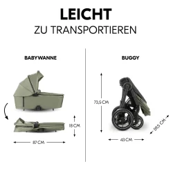 Best Comfort n Care Set Olive Kinder Kombi-Kinderwagen