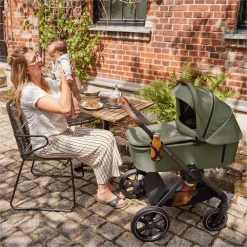 Best Comfort n Care Set Olive Kinder Kombi-Kinderwagen