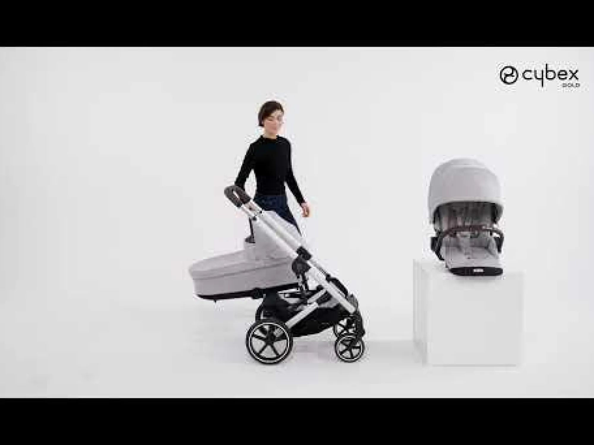 Best Cot S Lux Moon Black Kinder Kinderwagen Zubehör