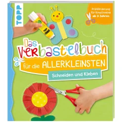Best Das Verbastelbuch für die Allerkleinsten Kinder Malen & Kneten|Spielzeug Ab 3 Jahren