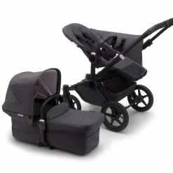 Online Donkey 5 Mono Komplettset Mineral Black Kinder Kombi-Kinderwagen