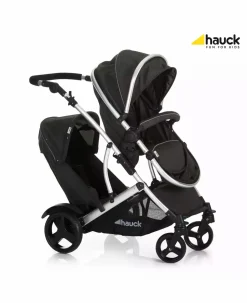 Best Duett 2 black Kinder Zwillingswagen & Geschwisterwagen