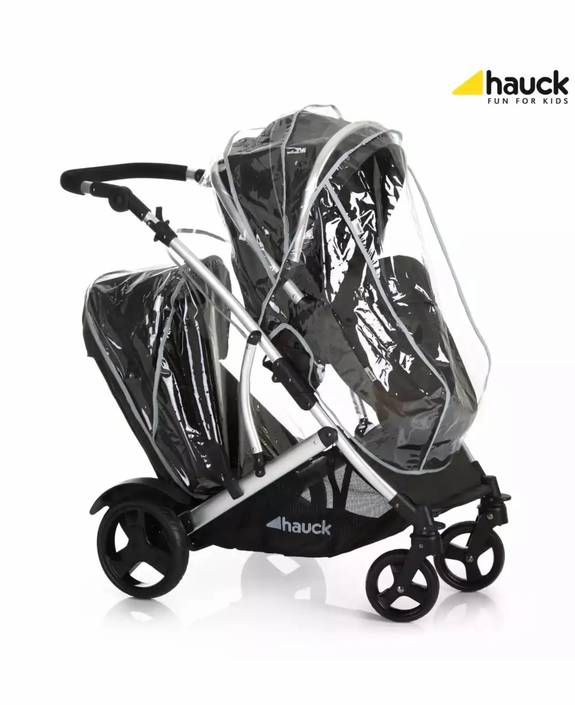 Best Duett 2 black Kinder Zwillingswagen & Geschwisterwagen