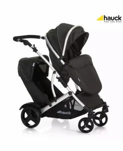 Best Duett 2 black Kinder Zwillingswagen & Geschwisterwagen