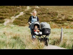 Discount Duo2 Gestell mit Luftkammer-Reifen Kinder Zwillingswagen & Geschwisterwagen