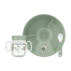 Best 3er-Set Babygeschirr Mio Little Farm Besteck & Geschirr