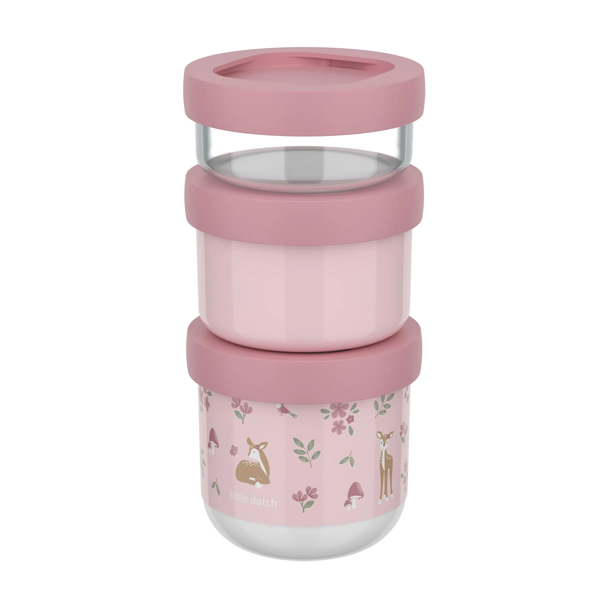 3er-Set Snackbox Mio Fairy Garden Nahrungsbehälter