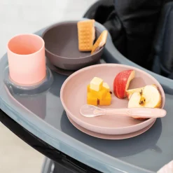 Best Esslern-Set rosa/aubergine Besteck & Geschirr