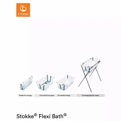 Best Flexi Bath® White Grey mit hitzeempfindlichem Stöpsel Badewannen