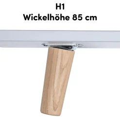 Outlet Fußpaket Lovis 85 cm für die breite Wickelkommode Lovis Wickelmöbel