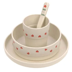 Best Geschirrset Smile Heart Lavender Besteck & Geschirr