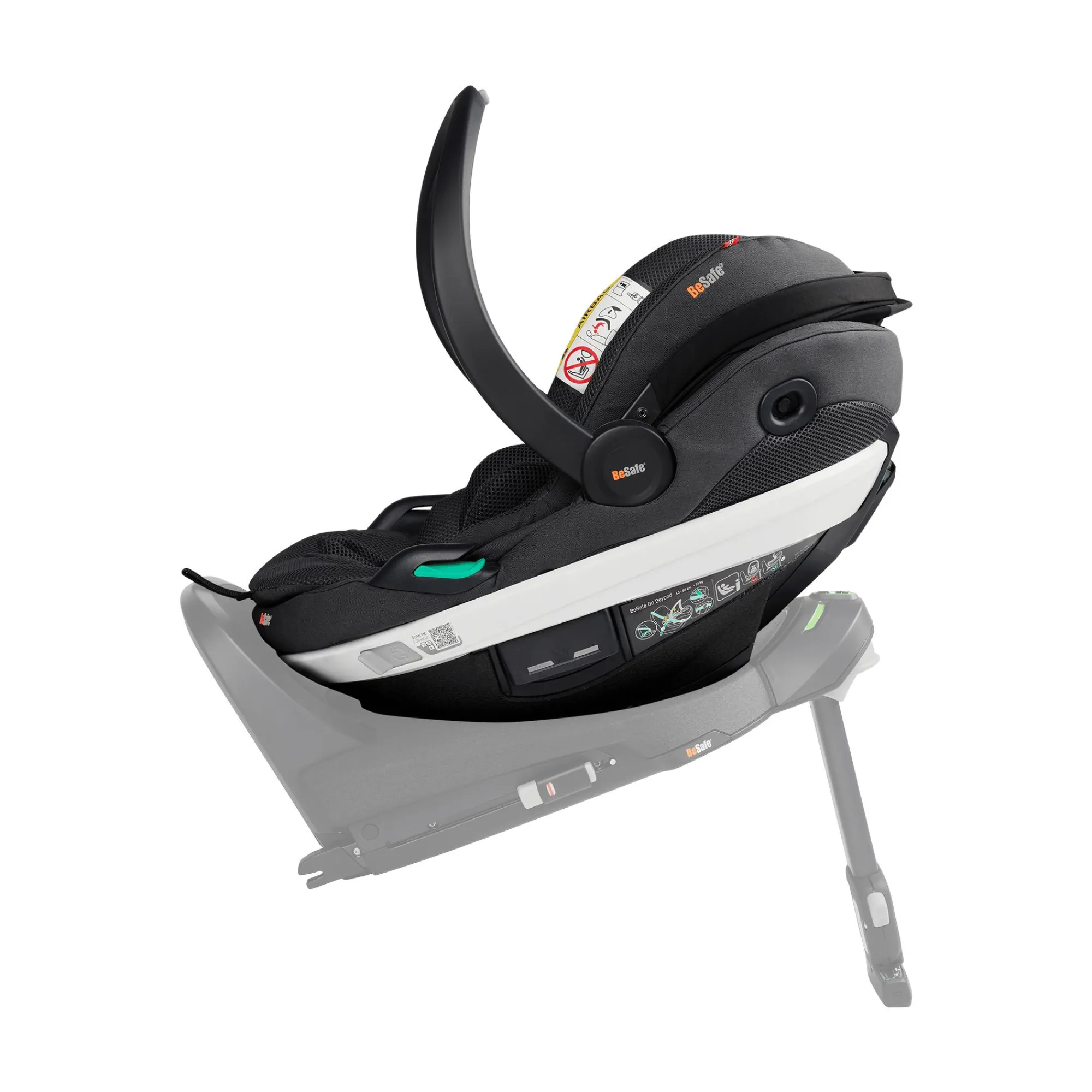 Best Go Beyond Anthracite Mesh Kinder Babyschalen 0-13 Kg, Gruppe 0+