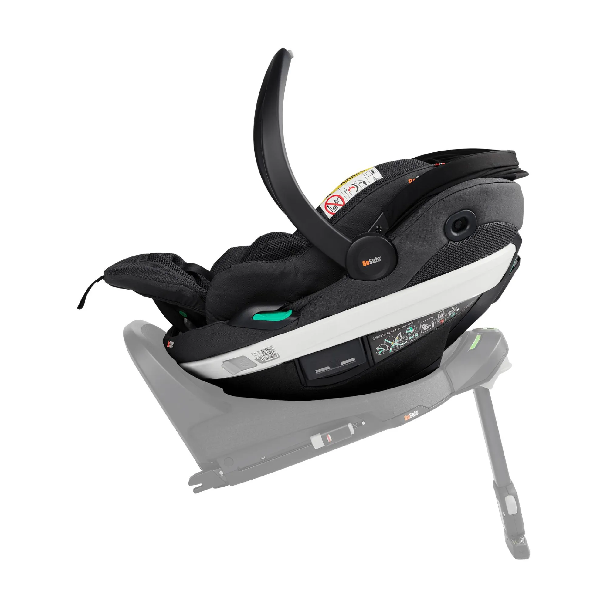 Best Go Beyond Anthracite Mesh Kinder Babyschalen 0-13 Kg, Gruppe 0+
