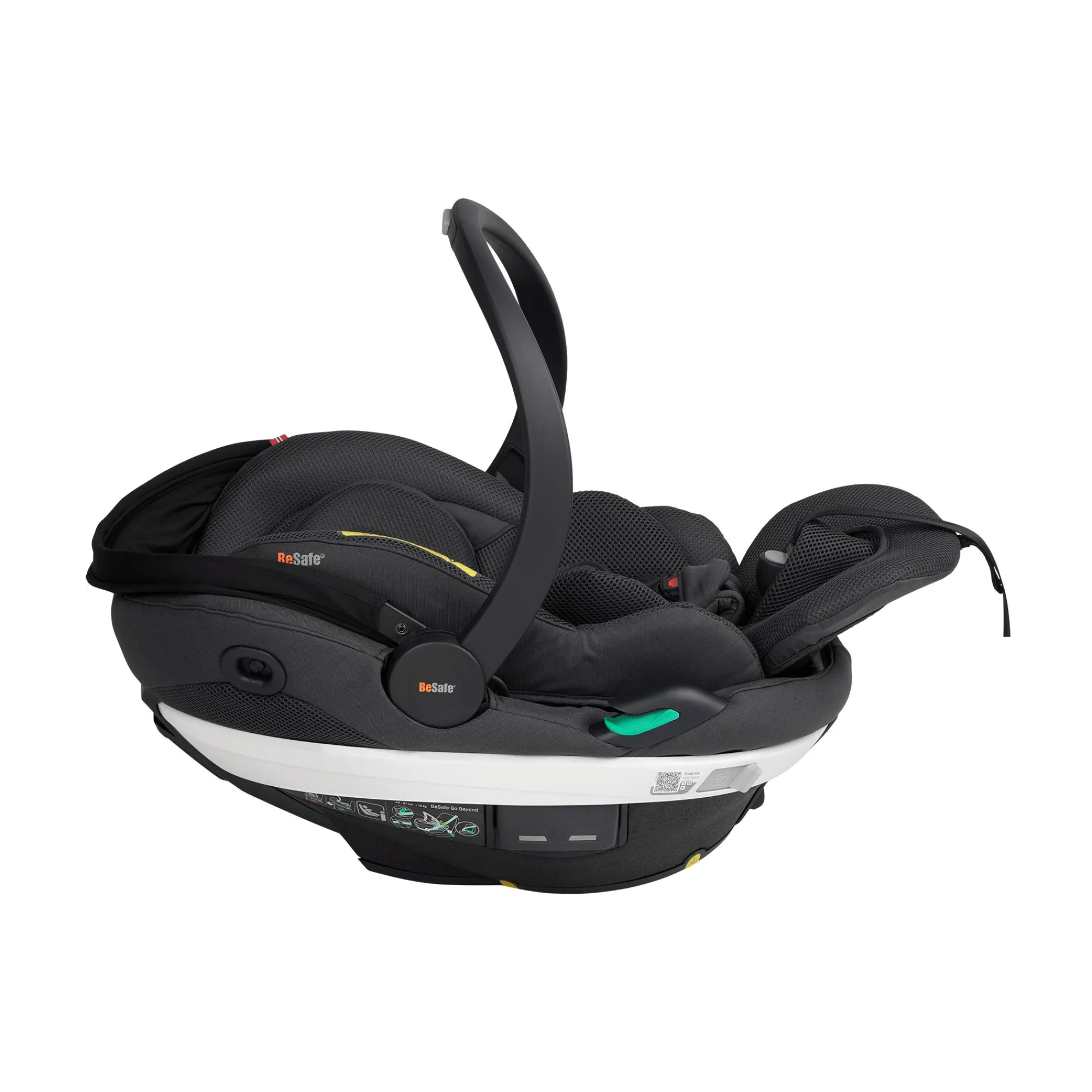 Best Go Beyond Anthracite Mesh Kinder Babyschalen 0-13 Kg, Gruppe 0+