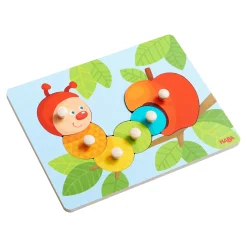 Best Greifpuzzle Raupe Mina Kinder Lernspielzeug|Holzspielzeug