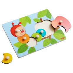 Best Greifpuzzle Raupe Mina Kinder Lernspielzeug|Holzspielzeug