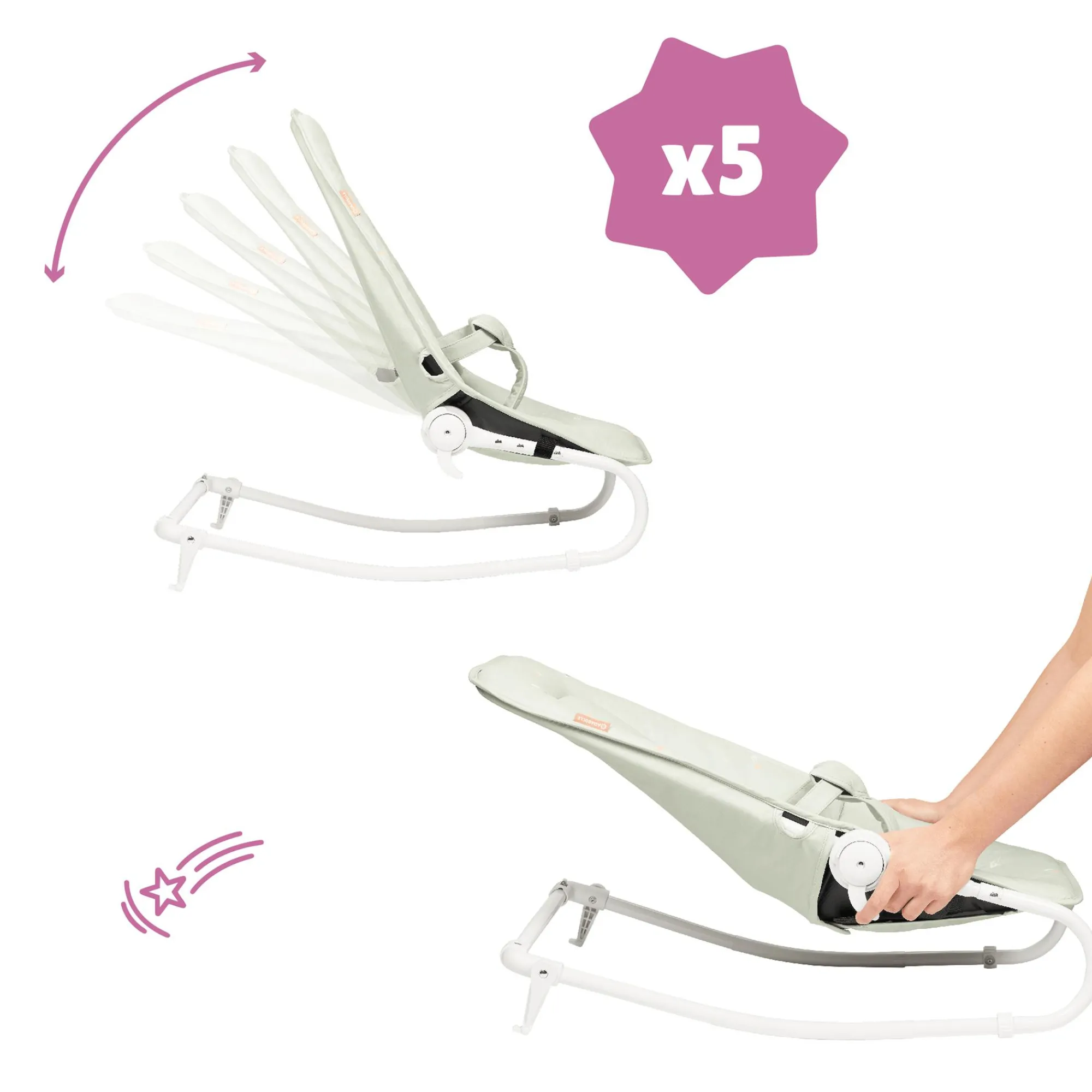 Clearance 2-in-1 Babywippe Lichen Wippen