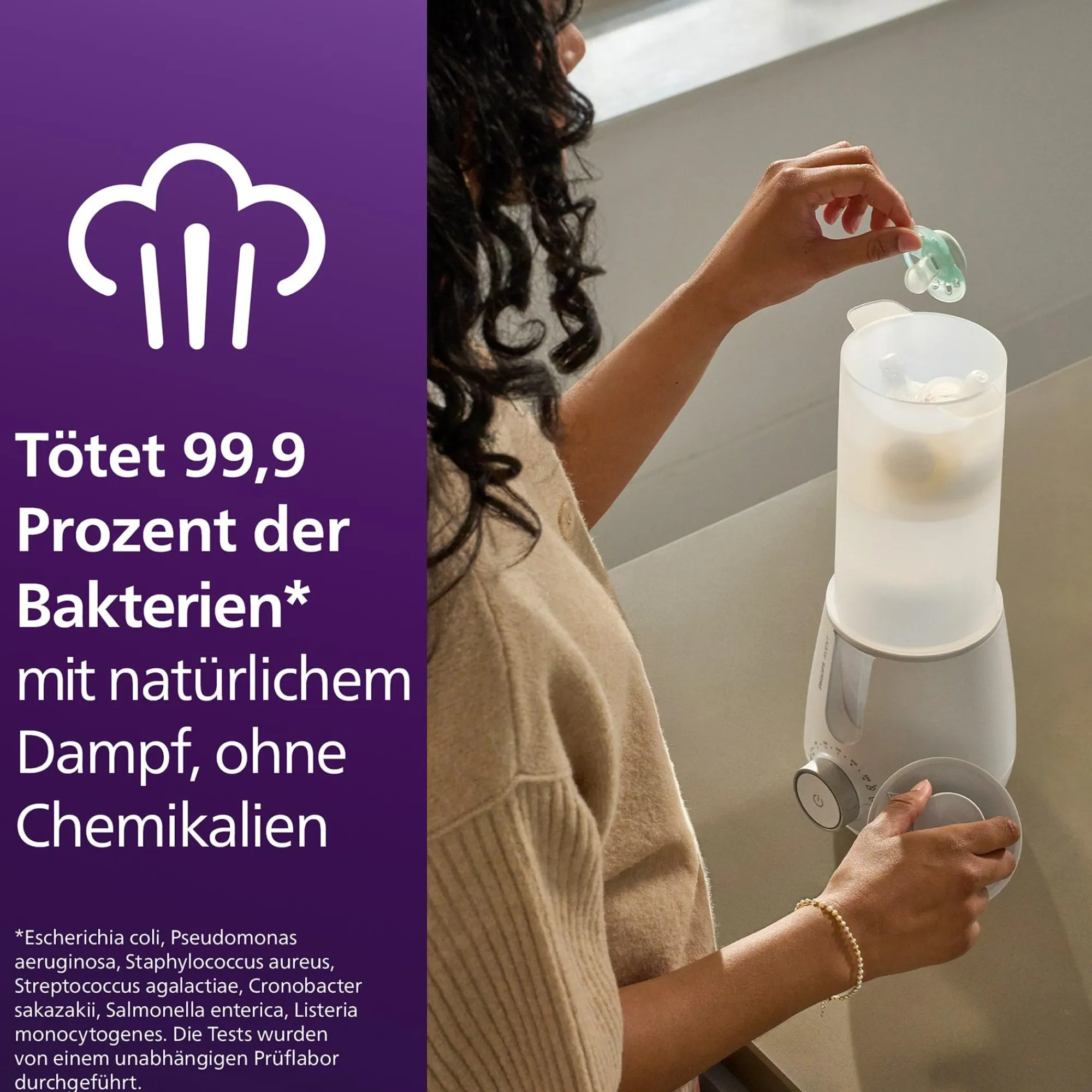2in1 Flaschenwärmer und Sterilisator Babykostwärmer