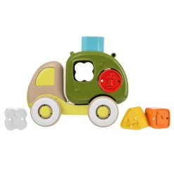 Best 2in1 Form-Sortierwagen Recycling Lorry ECO+ Kinder Holzspielzeug
