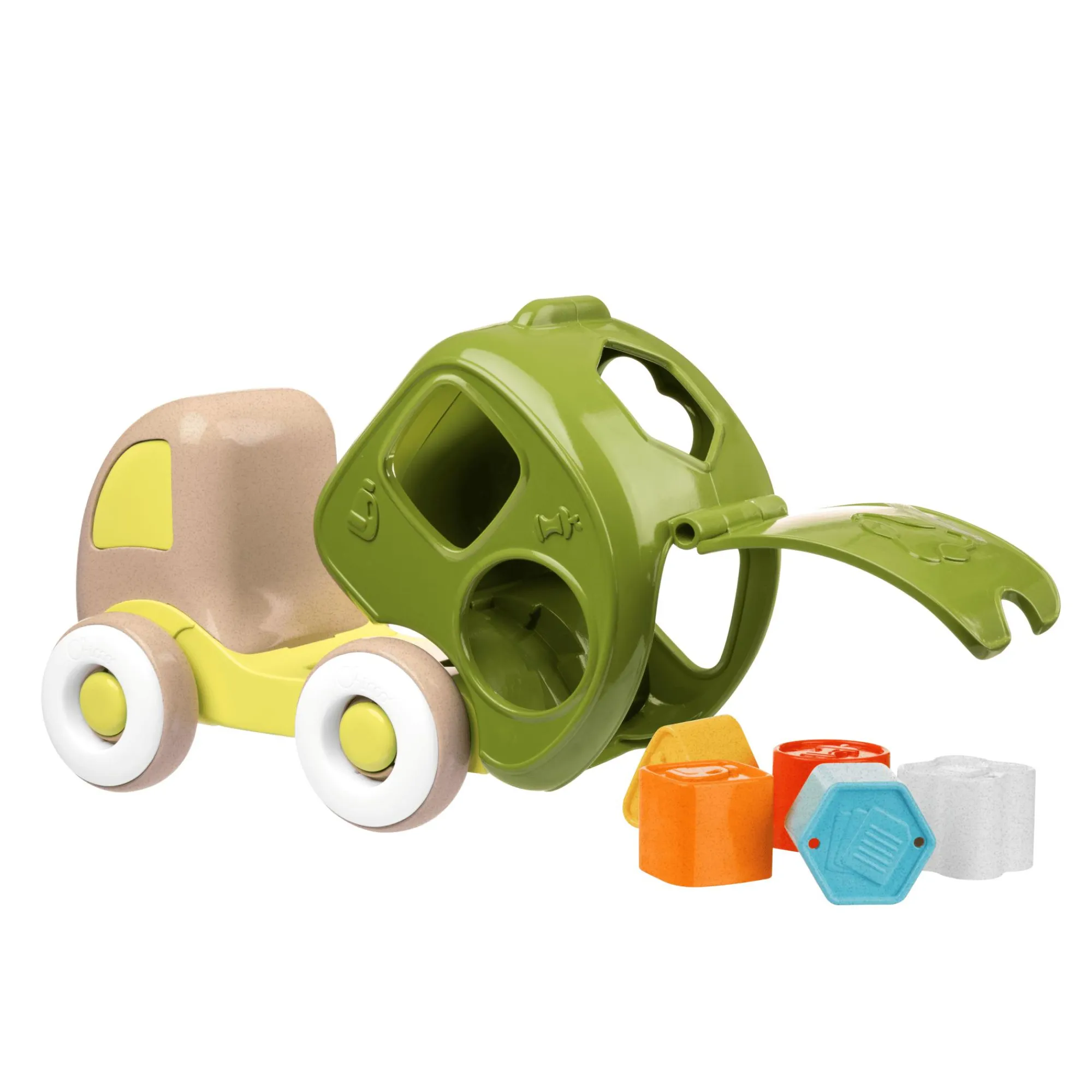 Best 2in1 Form-Sortierwagen Recycling Lorry ECO+ Kinder Holzspielzeug