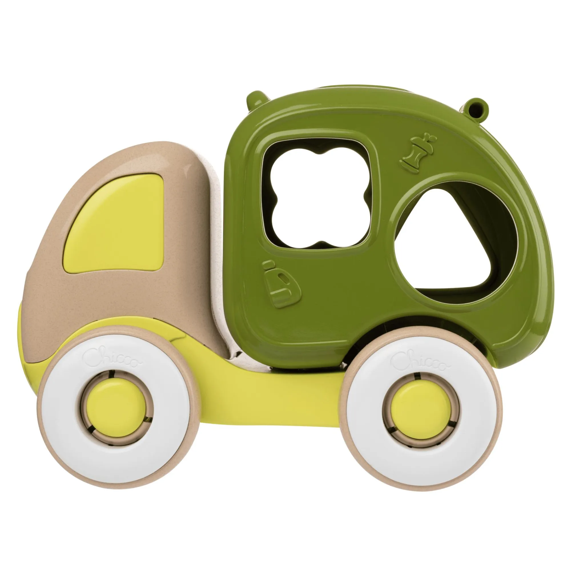 Best 2in1 Form-Sortierwagen Recycling Lorry ECO+ Kinder Holzspielzeug