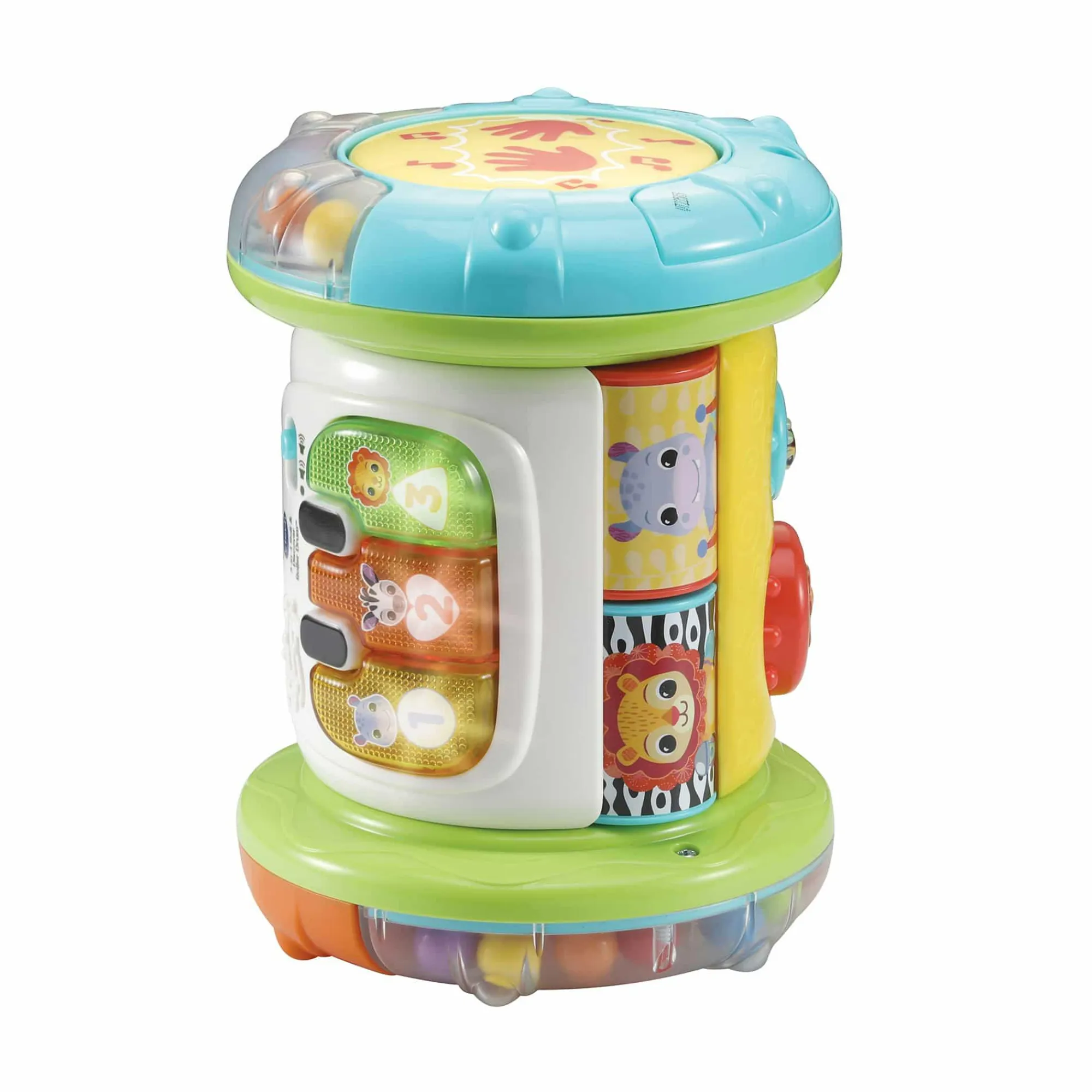 3-in-1 Rollende Entdecker-Trommel Kinder Interaktives Spielzeug