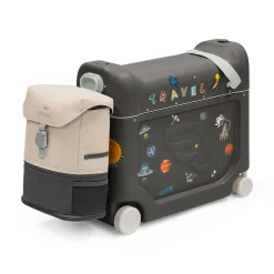 Discount Jetkids™ Bundle BedBox™ & Crew Back Pack Midnight Grey Kinder Kinderkoffer|Kinderrucksäcke