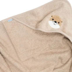 New Kapuzenbadetuch Otter 75x75 cm Badetextilien|Badetextilien