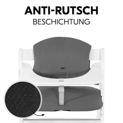 Best Kissen-Set Dark Grey Hochstuhl Zubehör