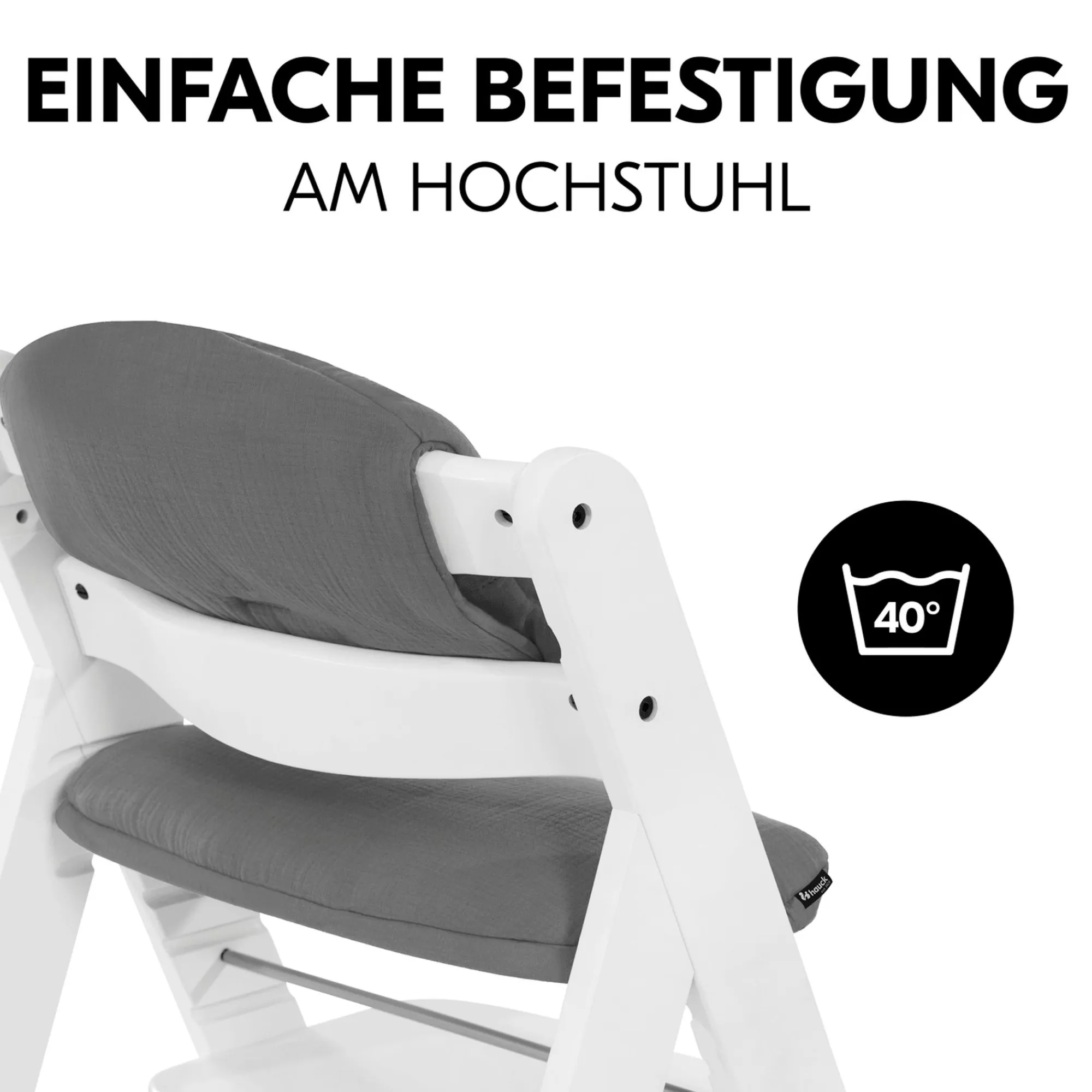 Best Kissen-Set Dark Grey Hochstuhl Zubehör